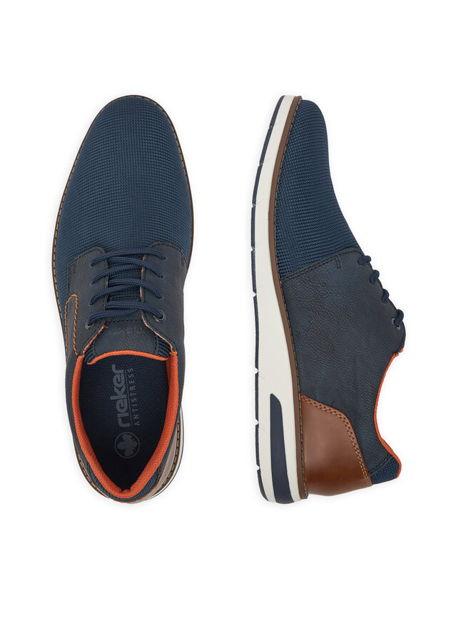 Rieker Sneakersy Rieker 11301-14 Tmavomodrá