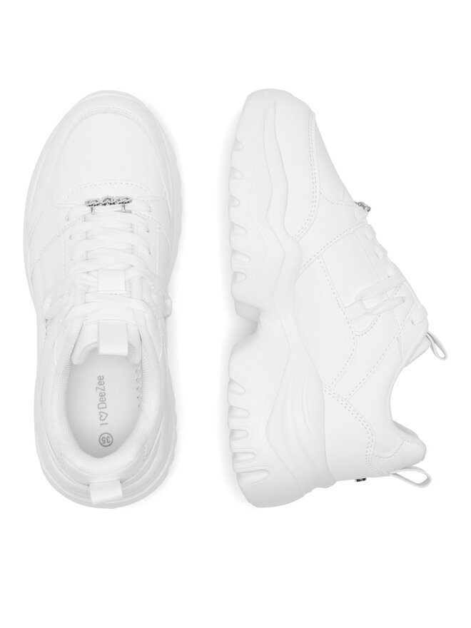 DeeZee Sneakersy DeeZee 3371301A Biały