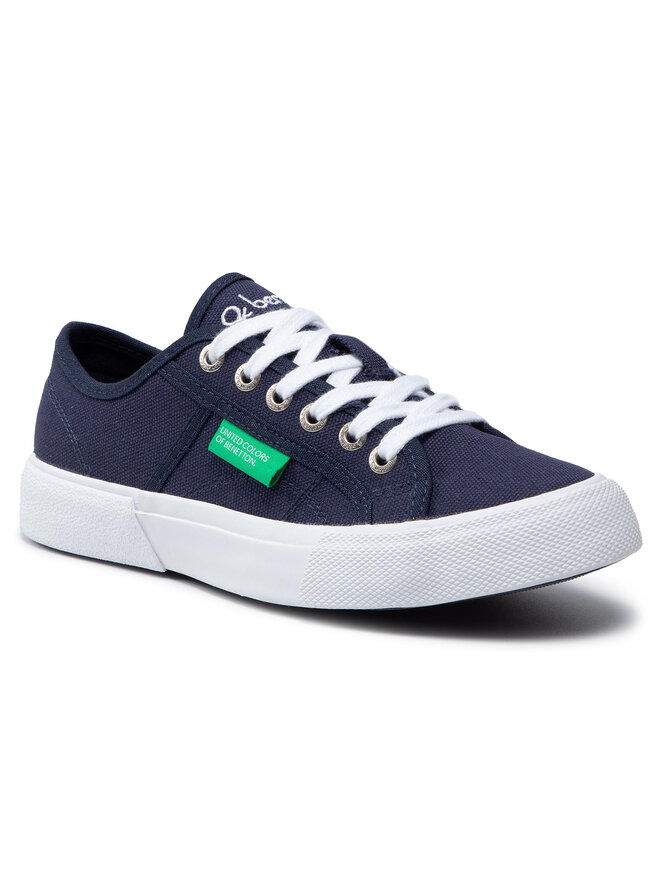 United Colors Of Benetton Sneakers aus Stoff United Colors Of Benetton Tyke Cvs BTW110110 Dunkelblau