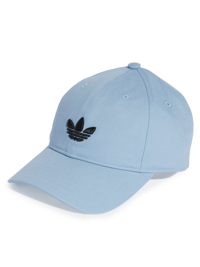 adidas Бейсболка adidas adicolor Classic Trefoil JV7389 Блакитний