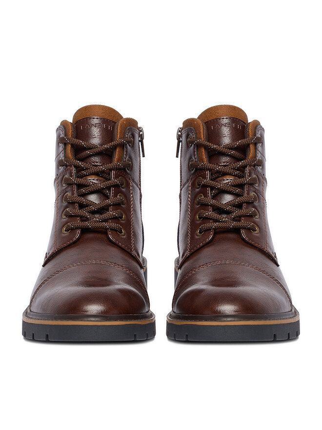 Lanetti Schnürschuhe Lanetti CEO-2011 124AM Braun