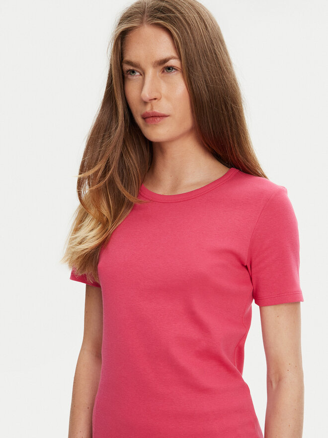 United Colors Of Benetton United Colors Of Benetton Camiseta 3GA2E16A0 Rosa Regular Fit