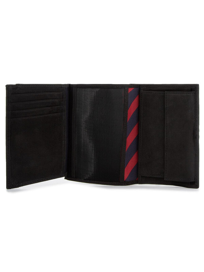 Tommy Hilfiger Velká pánská peněženka Tommy Hilfiger Johanson N/S Wallet W/Coin Pocket AM0AM00664 Černá