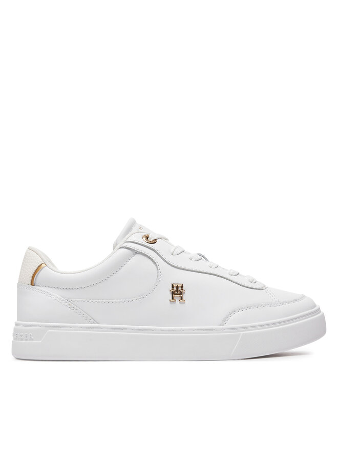 Tommy Hilfiger Sneakers Tommy Hilfiger Essential Chic Court Sneaker FW0FW08322 Alb