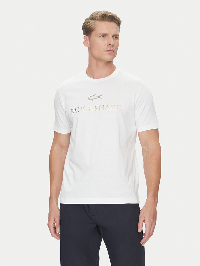 Paul&Shark Paul&Shark Camiseta C0P1239 Blanco Regular Fit
