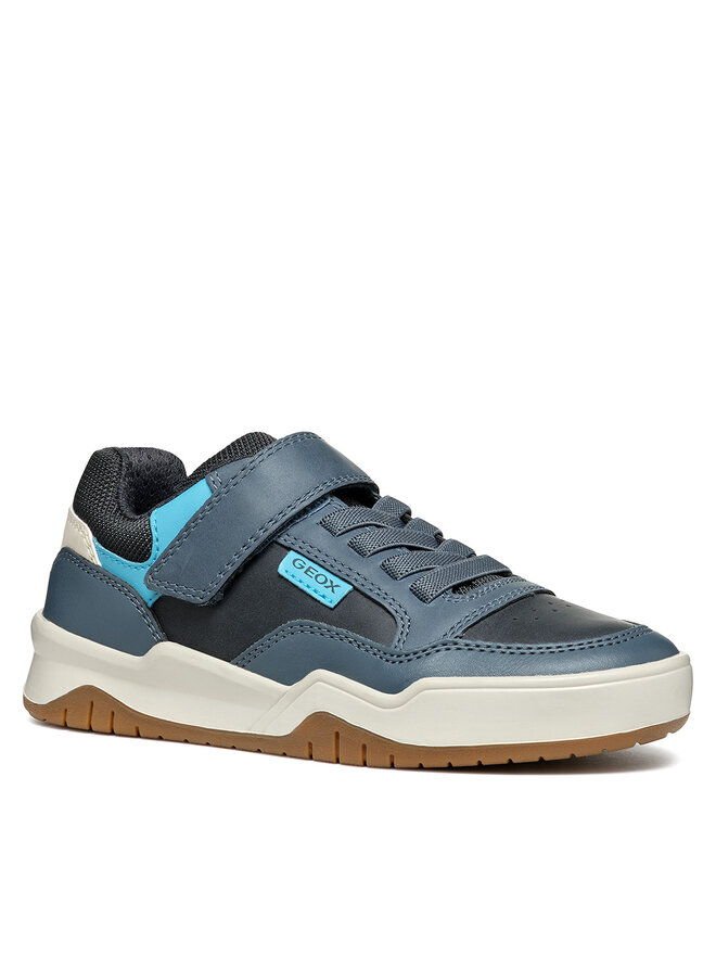 【ギフト】 Geox Sneakersy J Granatowy M C4B4S 0MEFU J367RE Boy Perth 靴