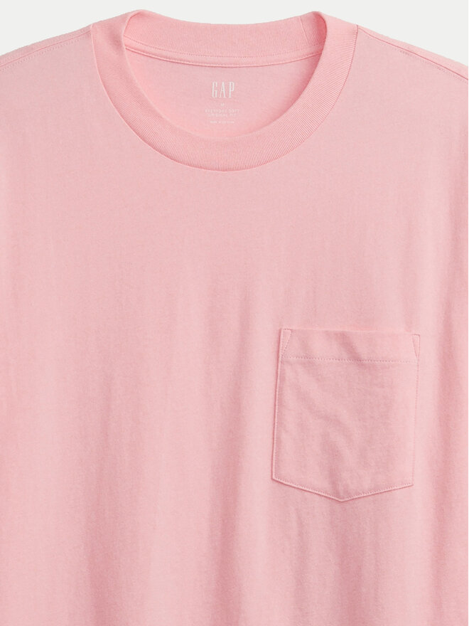 Gap Gap Marškinėliai 627101-01 Rožinė Regular Fit