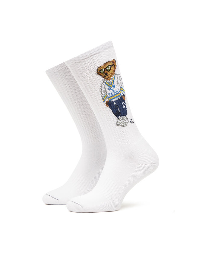 Polo Ralph Lauren Hohe Herrensocken Polo Ralph Lauren 449973027002 Weiß