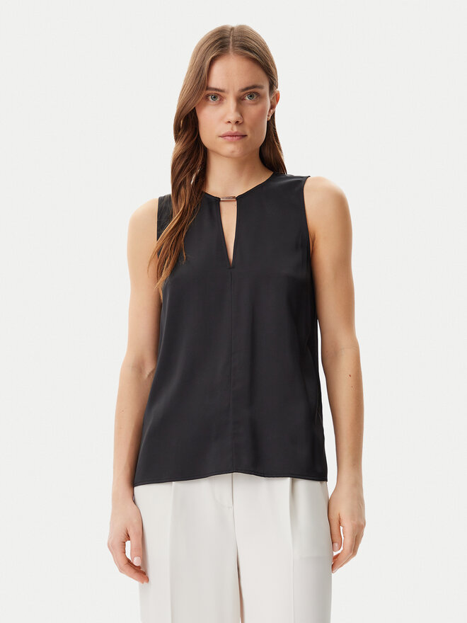 Calvin Klein Calvin Klein Топ K20K208190 Чорний Regular Fit