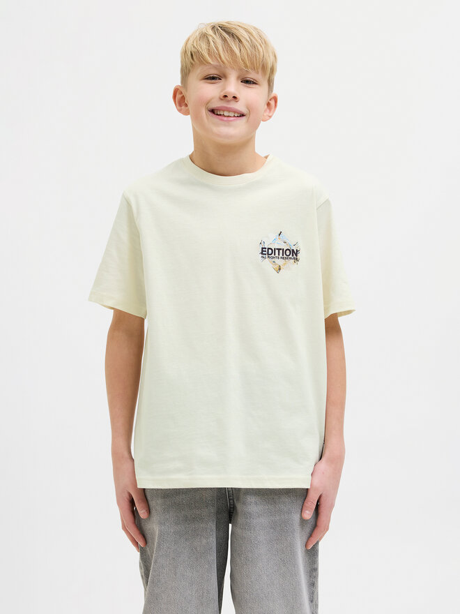 Jack&Jones Junior Jack&Jones Junior Póló Dynamic Dust 12274677 Sárga Loose Fit