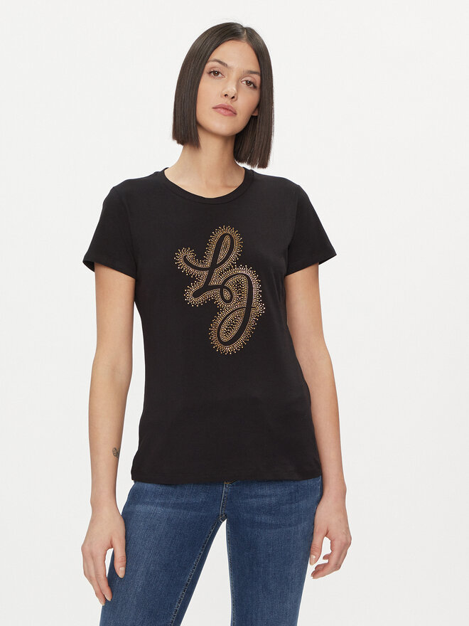 Liu Jo Liu Jo T-Shirt WA4051 JS923 Μαύρο Regular Fit