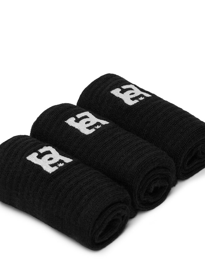 DC Zoknik DC AS_DC_01Z_SS25 (3-PACK) Fekete
