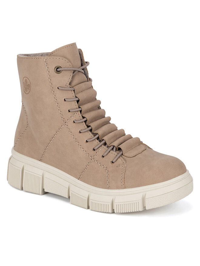 Rieker Schnürschuhe Rieker X3428-20 Beige