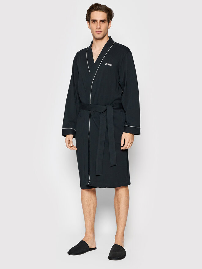 BOSS Boss Chalatas Kimono 50469624 Juoda