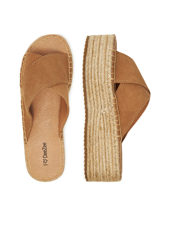 DeeZee Espadrilky DeeZee 42422 Hnedá