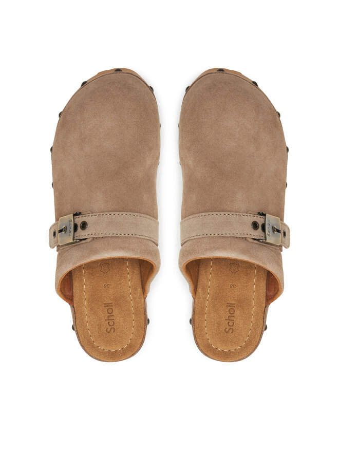 Scholl Pantoletten Scholl Pescura Clog 50 Cork F31632 2361 380 Beige