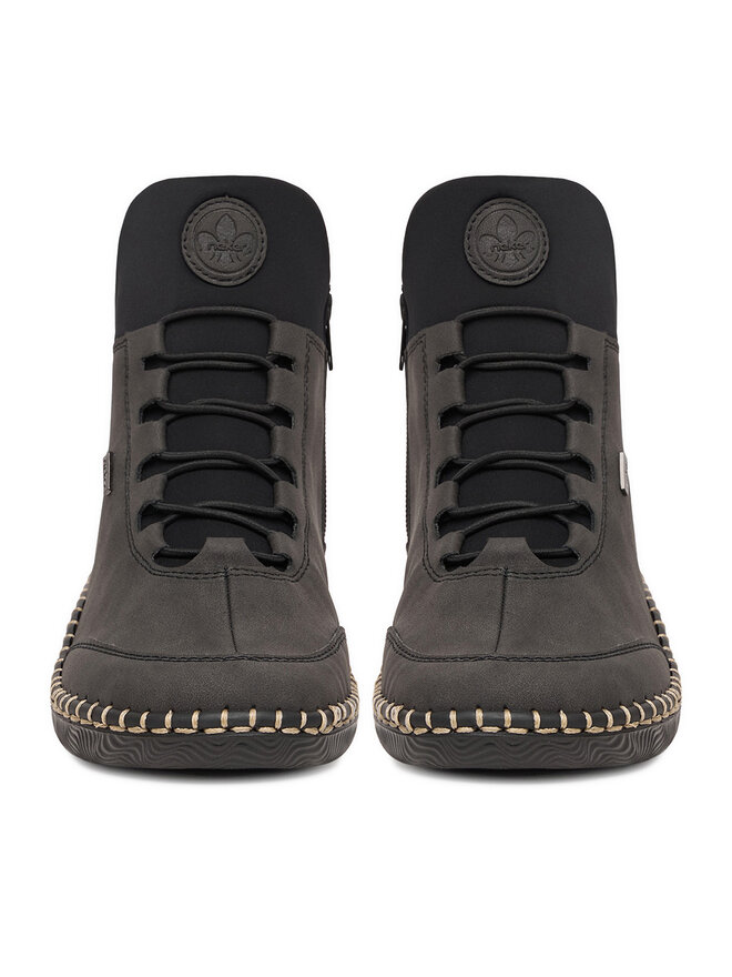 Rieker Schnürschuhe Rieker CEO-N2455-45 Dunkelgrau