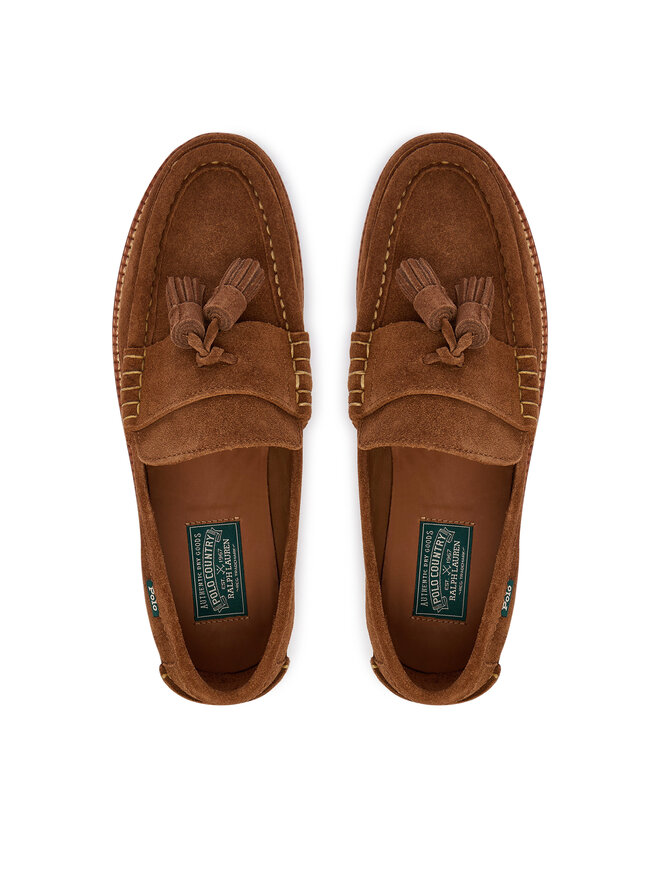 Polo Ralph Lauren Slipper Polo Ralph Lauren Jett Tas Penny 803P15862001 Hellbraun