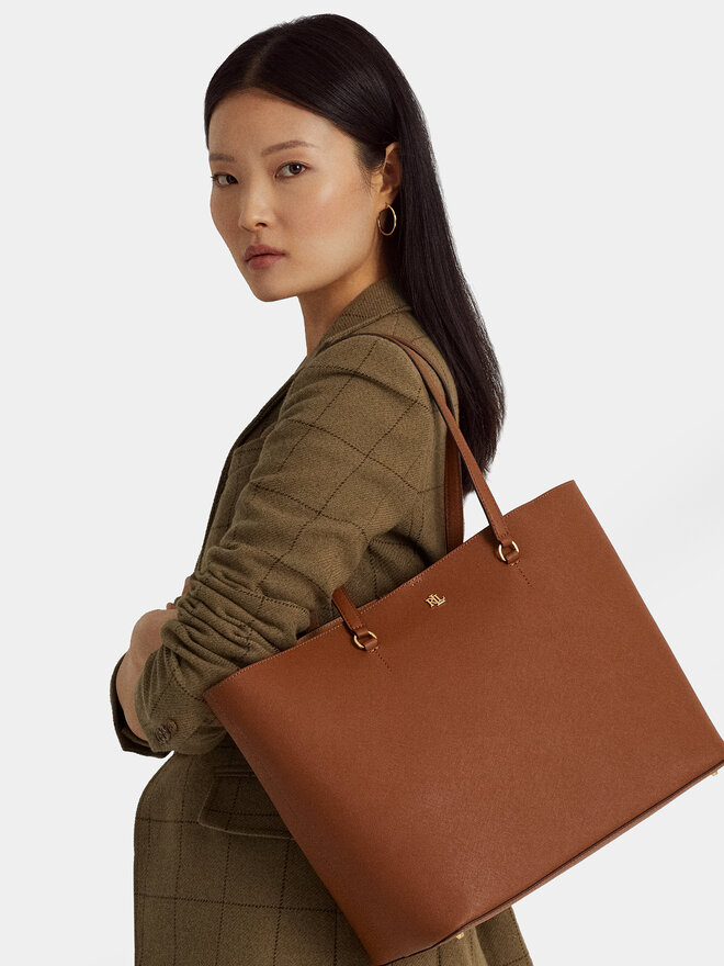 LAUREN RALPH LAUREN Дамска чанта Lauren Ralph Lauren 431911655002 Кафяв