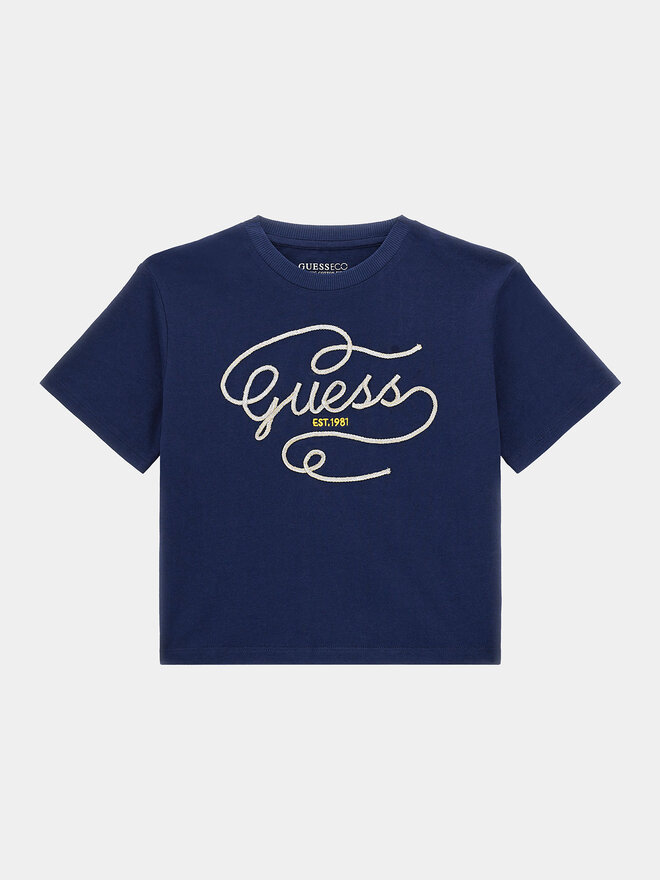 Guess Guess Marškinėliai J4RI18 K8HM4 Tamsiai mėlyna Regular Fit