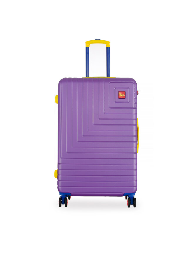 Semi Line Μεγάλη Βαλίτσα Semi Line T5940-3 Μωβ