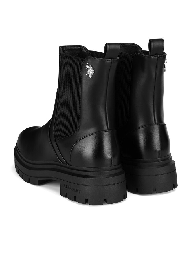 U.S. Polo Assn. Kotníková obuv s elastickým prvkem U.S. Polo Assn. ALICJA003W/DYT1 Černá