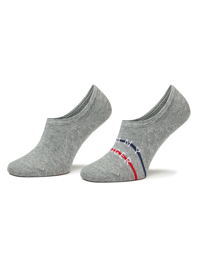 Tommy Hilfiger Set di 2 paia di pedulini da uomo Tommy Hilfiger 701222189 Grigio
