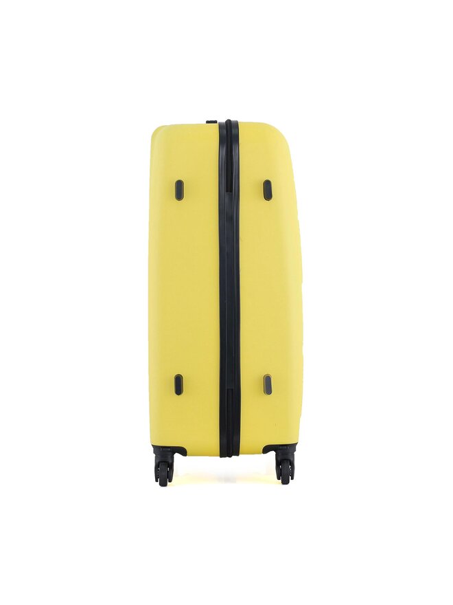 Semi Line Μεγάλη Βαλίτσα Semi Line T5571-6 Κίτρινο