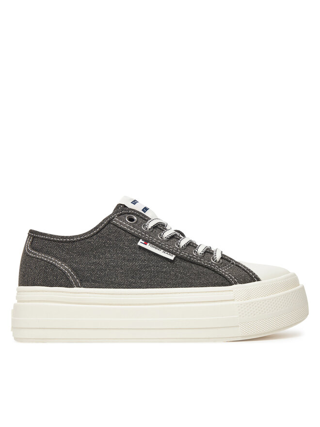 Tommy Jeans Sneakersy Tommy Jeans Tjw Foxing Flatform Lc EN0EN02736 Czarny