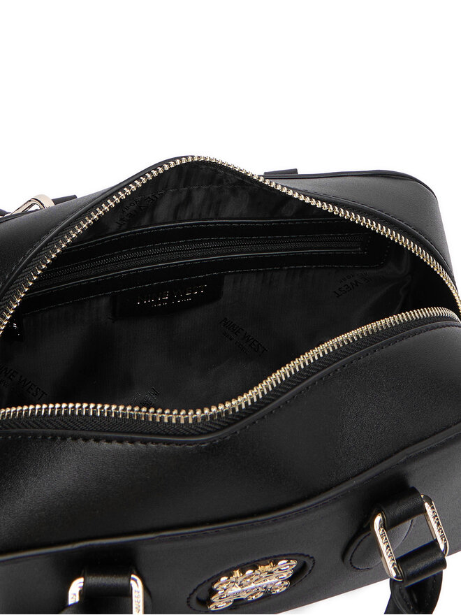 Nine West Handtasche Nine West CEO- SATIN BLOOM-LDA9374 Schwarz