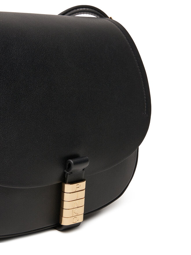 PINKO Ročna torba PINKO Saddle Classic PE 25 PLTT 103830 A270 Črna