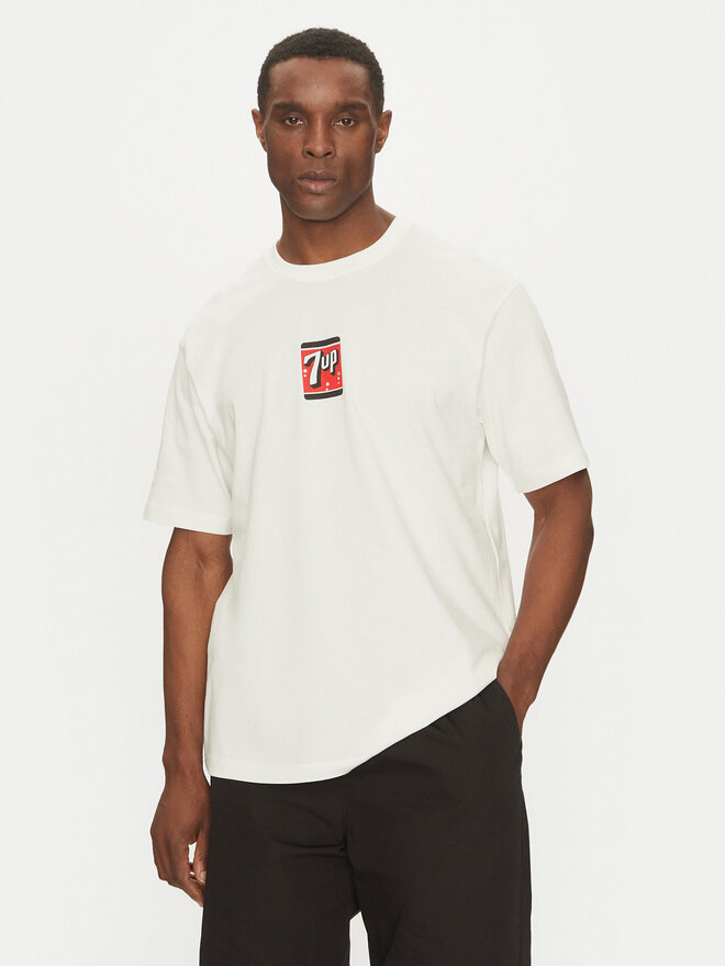Only & Sons Only & Sons Marškinėliai 7Up 22033847 Balta Relaxed Fit