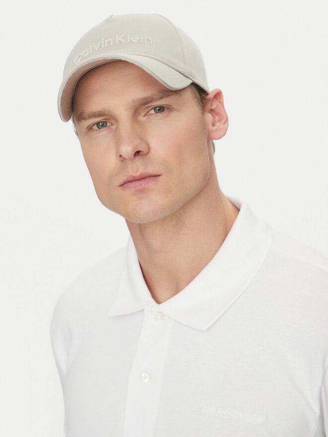 Calvin Klein Czapka z daszkiem Calvin Klein K50K511987 Beżowy