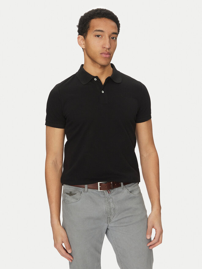 Geox Geox Polo M5511B T3240 F9000 Μαύρο Regular Fit