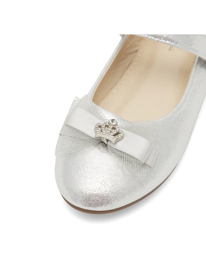 Nelli Blu Baleríny Nelli Blu CM22063-3 Strieborná