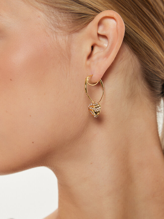 Guess Обици Guess JUBE04 505JW Златист