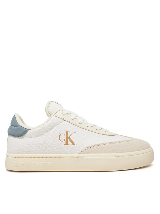 Calvin Klein Jeans Sneakers Calvin Klein Jeans Classic Cupsole Low Mix Mg YM0YM01169 Écru