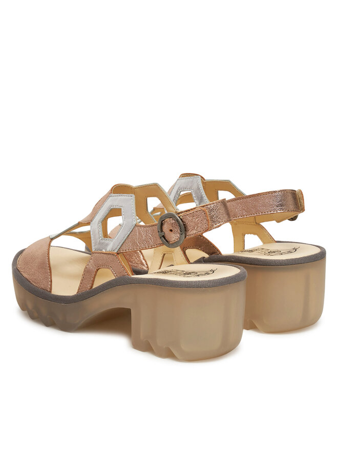 Fly London Sandalen Fly London Tewafly P501573007 Goldfarben