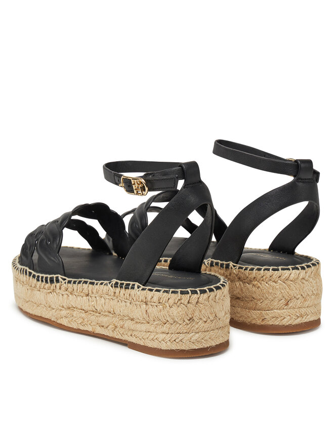 Tommy Hilfiger Espadrile Tommy Hilfiger FW0FW08496 Negru