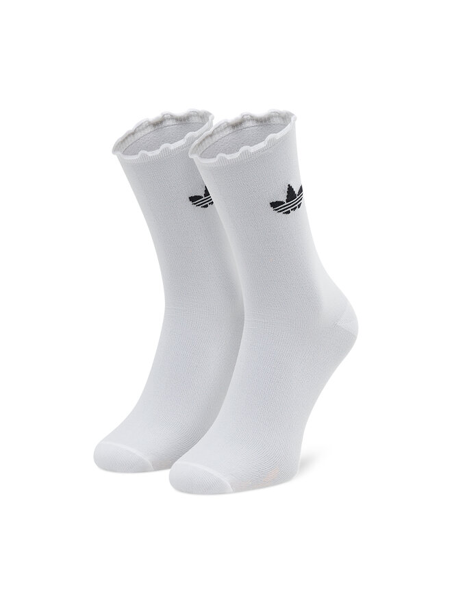 adidas Set di 2 paia di calzini lunghi unisex adidas Ruffle Crw 2Pp HC9532 Nero