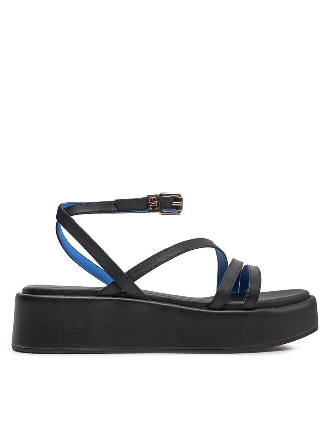 Tommy Hilfiger Σανδάλια Tommy Hilfiger Th Strap Platform FW0FW07728 Μαύρο