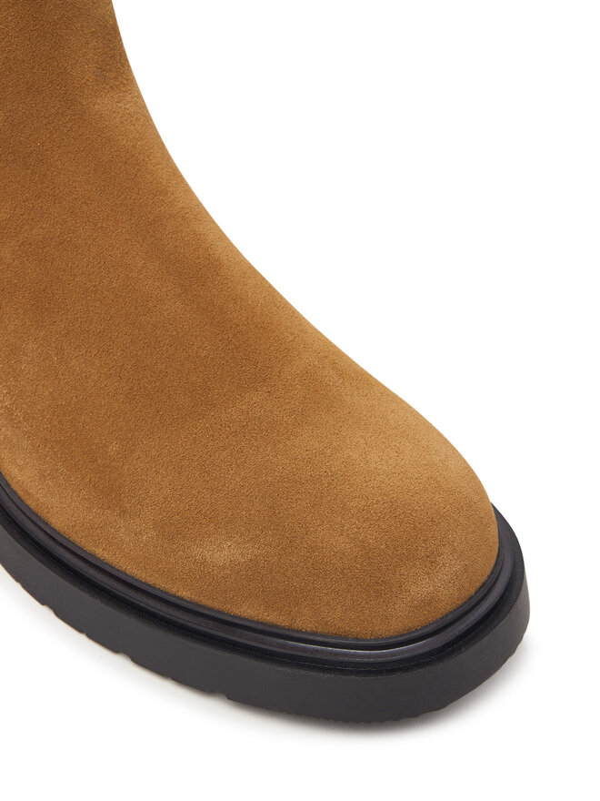 Calvin Klein Klassische Stiefeletten Calvin Klein Combat Ess Chelsea Boot Su YM0YM01372 Braun