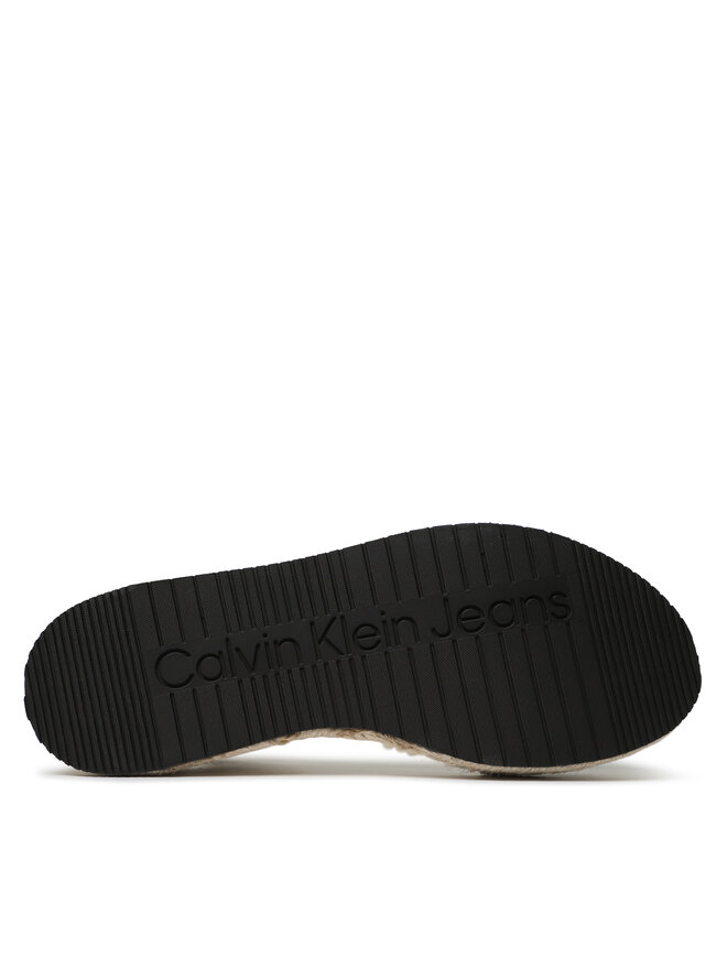 Espadrilles Calvin Klein Jeans Sport Wedge Rope Su Con YW0YW00977 Écru ...