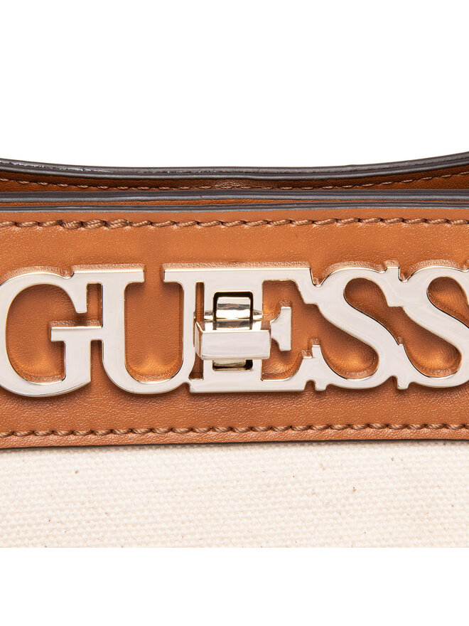 Guess Geantă Guess Uptown Chic (HG) Mini HWHG73 01050 Bej