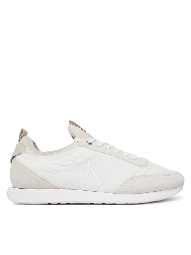Calvin Klein Sneakers Calvin Klein Retro Runner Sock Laceup Mix YM0YM01414 Weiß