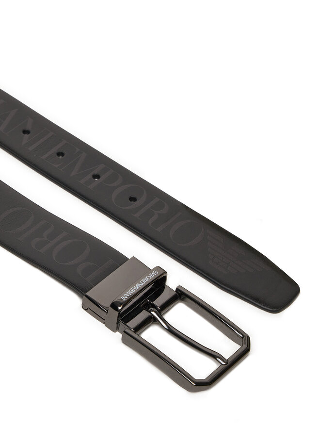 Emporio Armani Cintura da uomo Emporio Armani Y4S653 YQ95I 80001 Nero