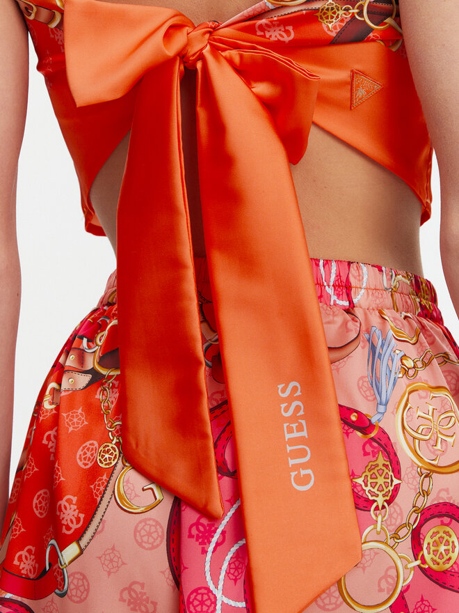Guess Guess Топ E5GH02 WH4V0 Оранжевий Regular Fit