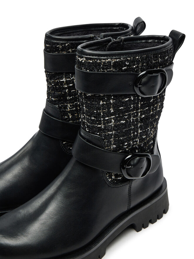 Tamaris Polokozačky Tamaris 1-25834-41 Černá