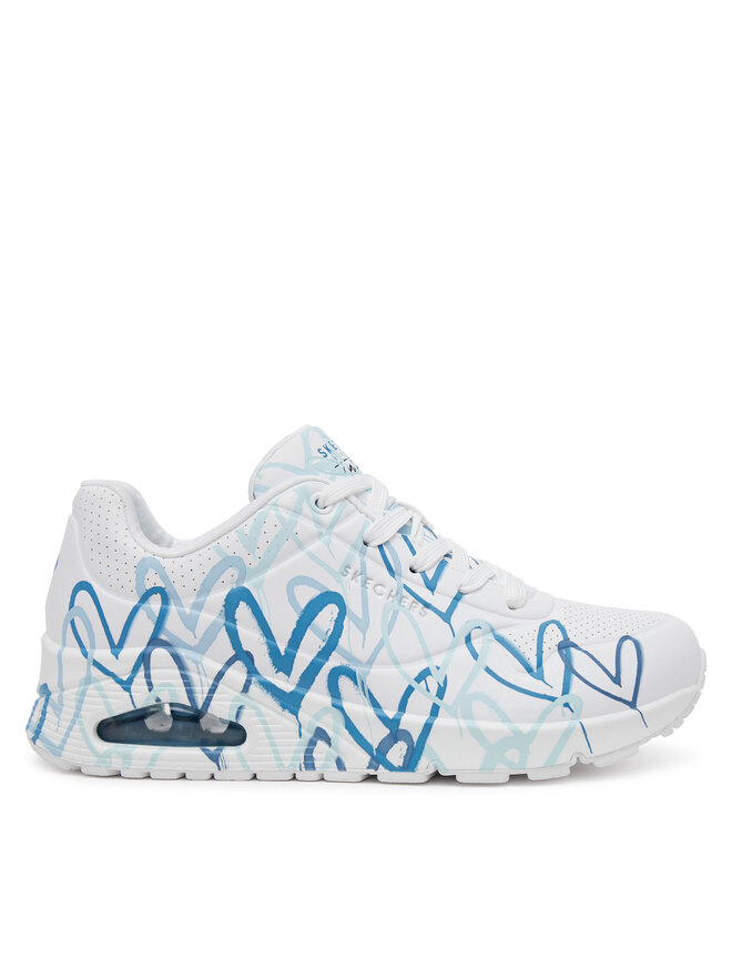 Skechers Sneakersy Skechers Uno - Spread the Love 155507/WBL Bílá