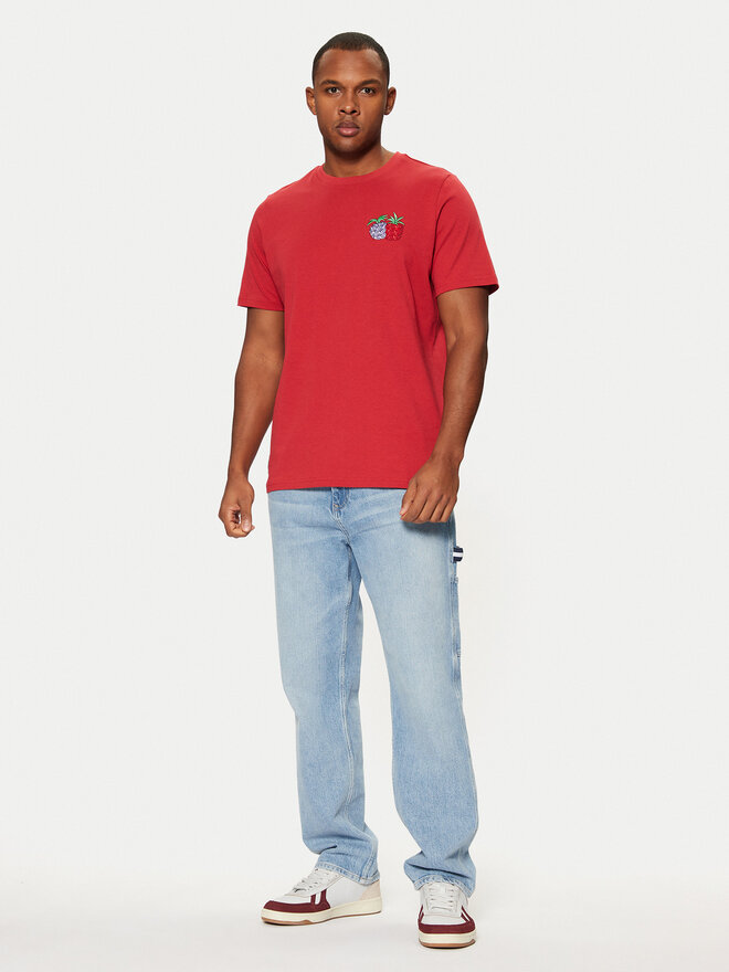 Puma Puma Majica One Piece 624665 Rdeča Regular Fit